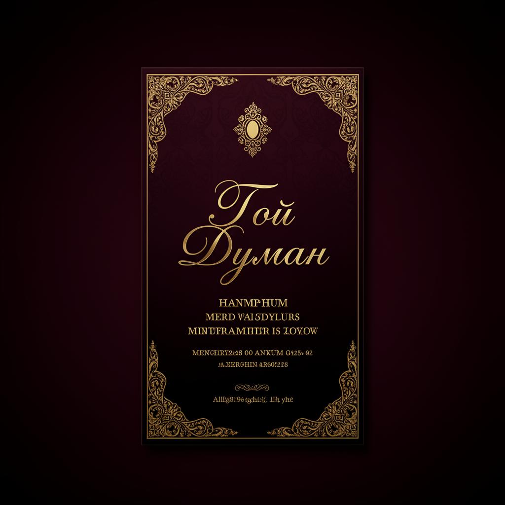 Премиум — той шақыру үлгісі